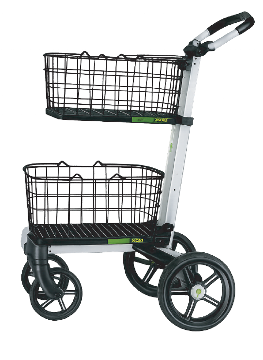 Two-tier basket cart